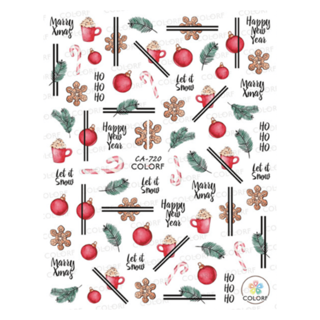 Nail Sticker-720-Christmas