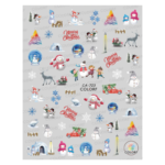 Nail Sticker-723-Christmas