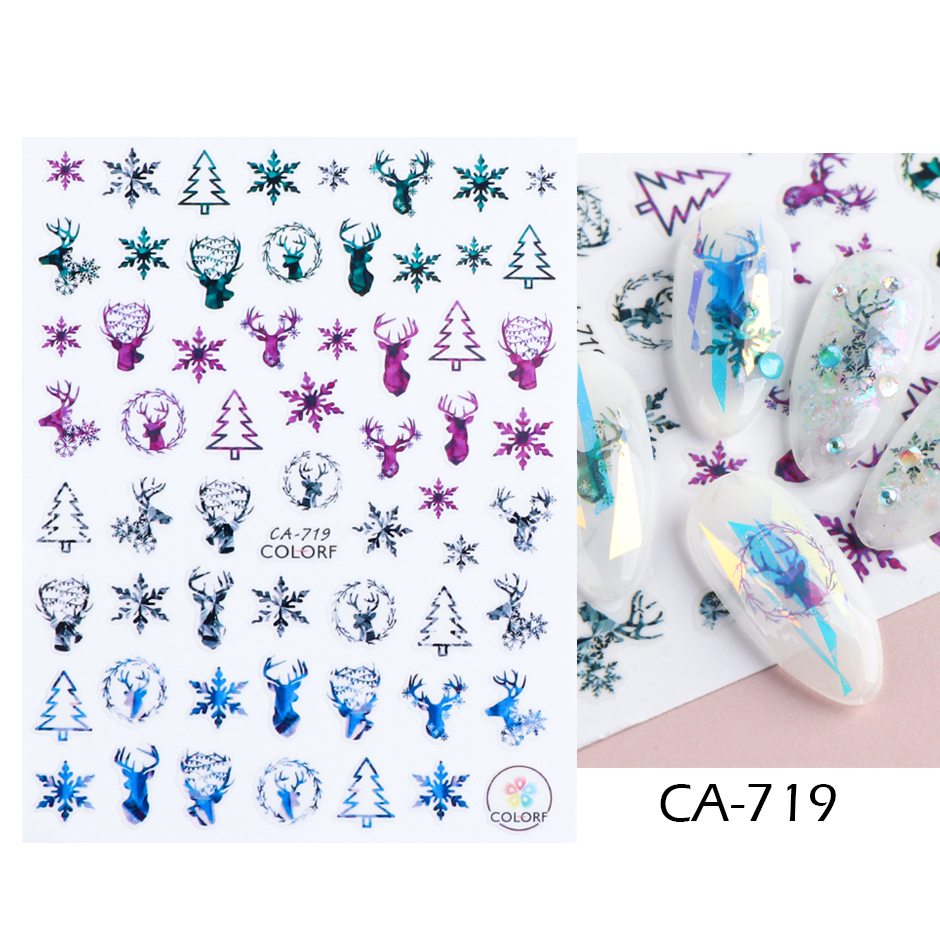 Nail Sticker - 719 - Christmas