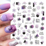 Nail Sticker-H609-Snowflakes - Image 2