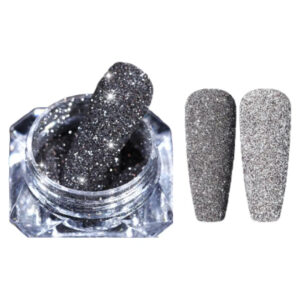 BORN PRETTY Reflective Glitter Powder-Silver