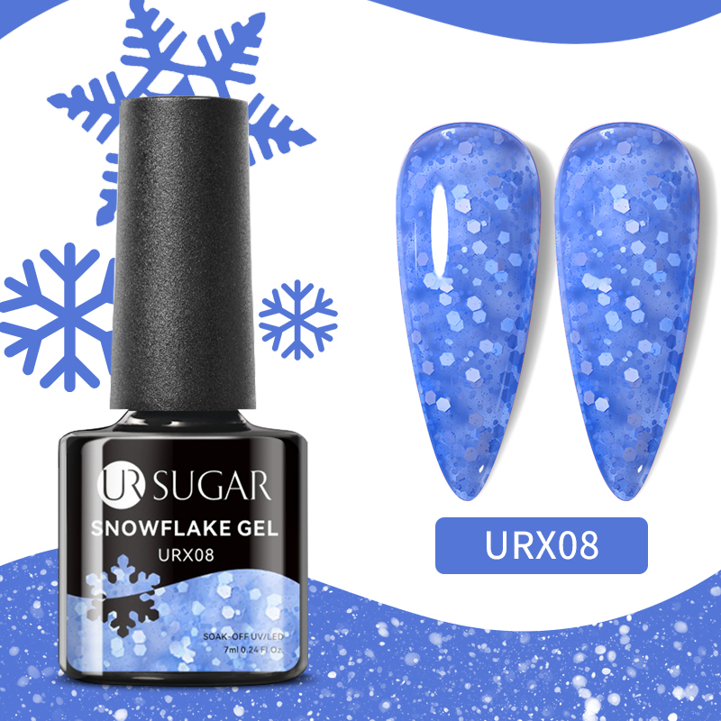UR SUGAR 7ml Snowflake Nail Gel - URX008