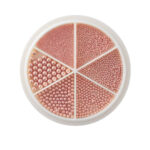 Mixed Size Stainless Mini Balls-Rose gold