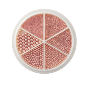 Mixed Size Stainless Mini Balls-Rose gold