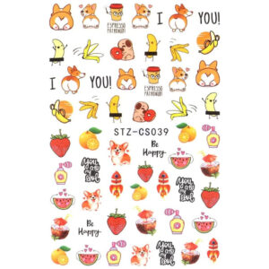 Nail Sticker-CS039-Dogs