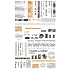 Nail Sticker-F743-Words