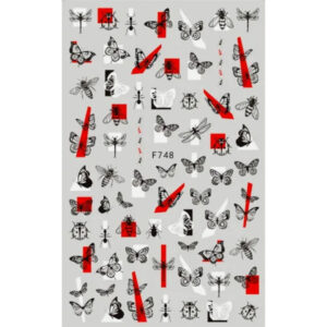 Nail Sticker-F748-Insects