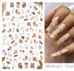 Nail Sticker-F771-Faces - Image 2