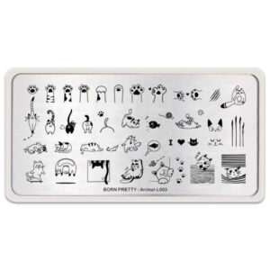 BORN PRETTY Stamping Plate-Animal-L003