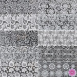 Foil Pack 10pcs - White Lace