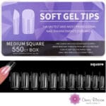 Full Soft Gel Tips-Medium Square-550pcs - Image 2