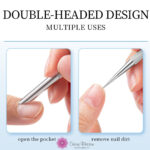 Stainless Steel Cuticle Pusher with Sharp end - Image 4