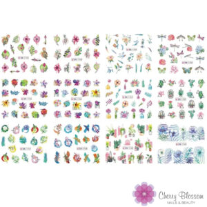 Water Decals - Leaves - Set of 12 - BN1753 - BN1764