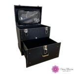 Cosmetic Case-Black With Drawer - Image 2