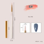 Single Nail Art Brush - Pull - Image 2