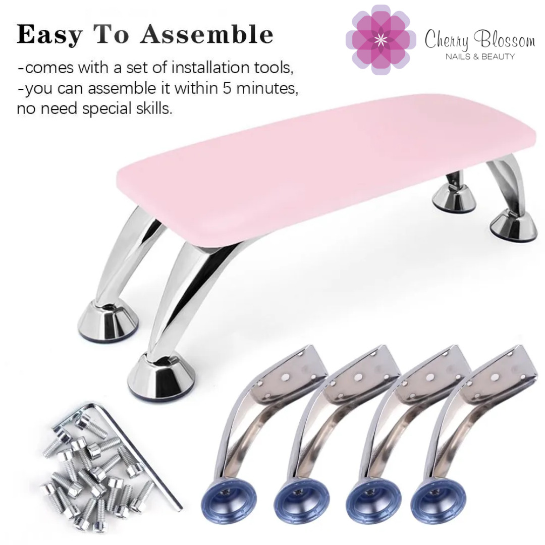 Leather Hand Pillow-Pink