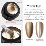 Born Pretty 5g Metal Painting gel - PN01 - Image 7