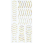 Nail Sticker-FL062-Gold Lines