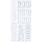 Nail Sticker-FL062-Silver Lines