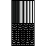 Nail Sticker-FL061-White Lines