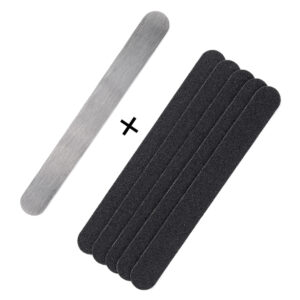 Combo:Straight Metal Plate+5 Removeable Sandpaper