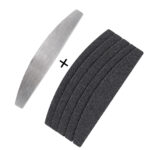 Combo:Half-Moon Metal Plate+5 Removeable Sandpaper