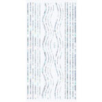Nail Sticker-FL063-Silver Lines
