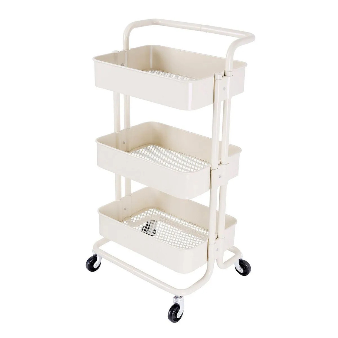 3 Tier Heavy Duty Trolley-White 3 Tier Heavy Duty Trolley-White