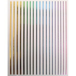 Nail Sticker-Lines-Rainbow