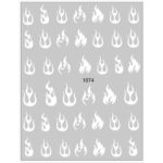 Nail Sticker-1074-Flames