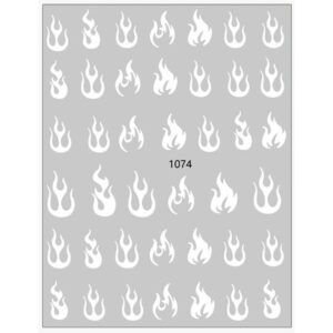 Nail Sticker-1074-Flames