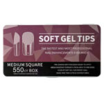 Full Soft Gel Tips-Medium Square-550pcs