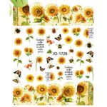 Nail Sticker-1726-Sunflower