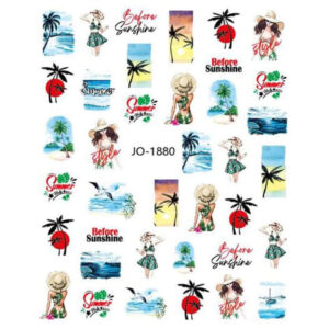 Nail Sticker-1880-Summer