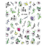 Nail Sticker-1636-Flowers