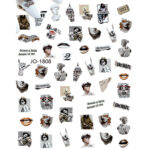 Nail Sticker-1808-Statues