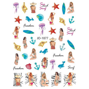 Nail Sticker-1877-Summer