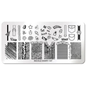 Nicole Diary 147 Stamping Plate