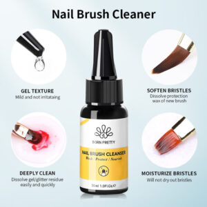 Specifications: Brand: Born Beautiful Color: As Picture Shown Quantity: 1 Bottle Capacity: 30ml Package Contents: Born Pretty 1 Bottle 30ml Cleansing Brush