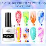 BORN PRETTY 10ml Clear Watercolor Nail Gel