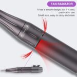 Rechargeable Nail Drill-35000RPM-Silver - Image 4