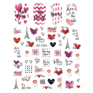 Nail Sticker-1551-Hearts