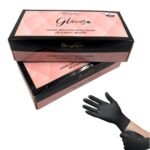 Bling Girl Gloves-Black-Medium