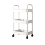 3 Tier Storage Trolley-Black