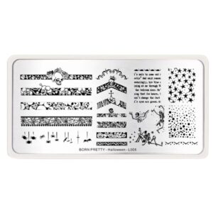 BORN PRETTY Stamping Plate-Halloween-L008
