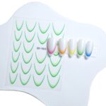 Gradient Nail Sticker-Green