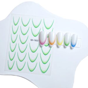 Gradient Nail Sticker-Green