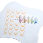 Gradient Nail Sticker-Orange  1929