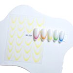 Gradient Nail Sticker-Yellow