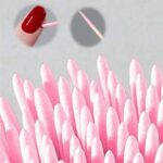 Double Head Wiping Wooden Sticks-100pcs - Image 2